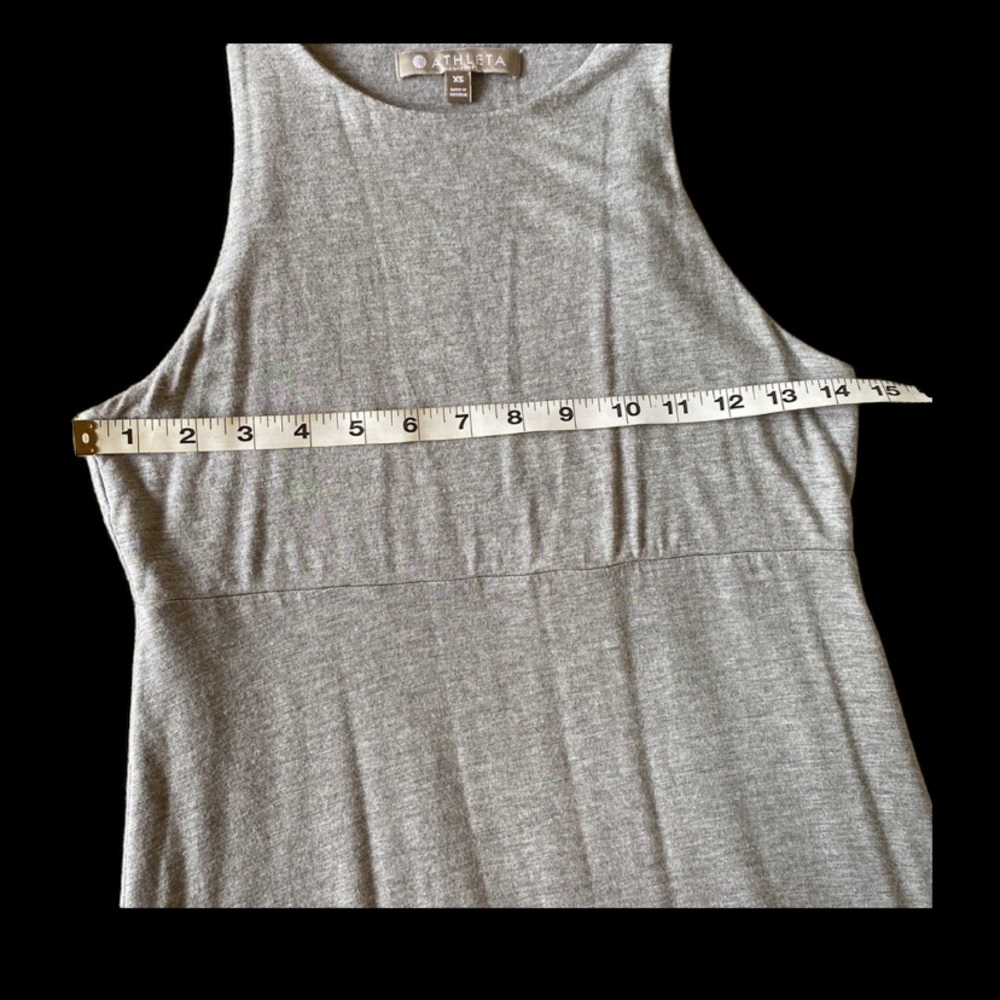 ATHLETA Gray Empire Waist Dress - Picture 6 of 7
